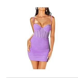 LILAC corset dress